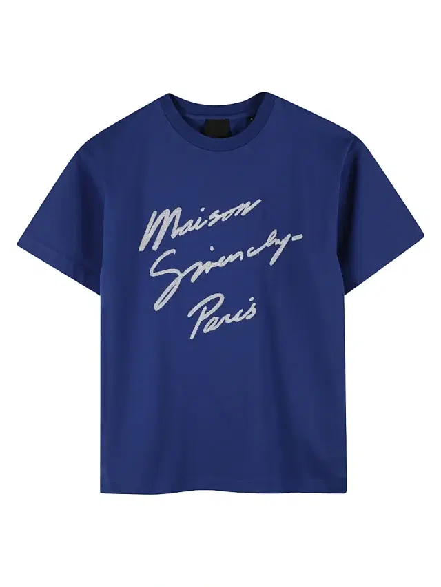 Givenchy Little Boy's Embroidered T-Shirt - Electric Blue