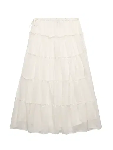 KatieJ NYC Girl's Carly Maxi Skirt - Vintage White - Size 12 | Thumbnail 1