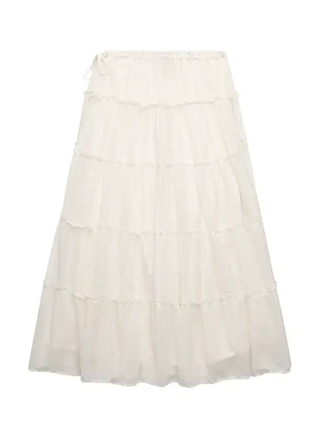 KatieJ NYC Girl's Carly Maxi Skirt - Vintage White