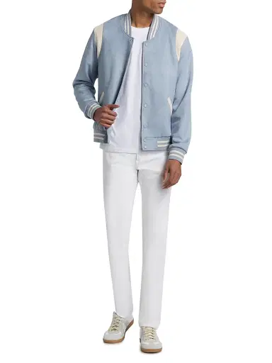 Monfrère Men's Jeter Faux-Suede Varsity Jacket | Thumbnail 2