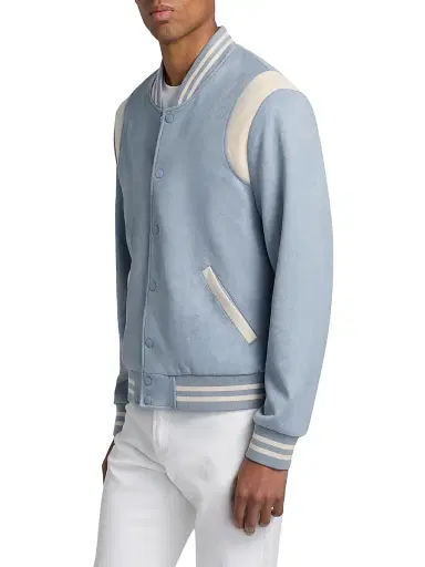 Monfrère Men's Jeter Faux-Suede Varsity Jacket | Thumbnail 4