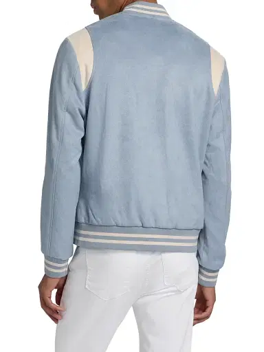 Monfrère Men's Jeter Faux-Suede Varsity Jacket | Thumbnail 5
