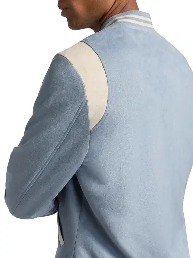 Monfrère Men's Jeter Faux-Suede Varsity Jacket | Thumbnail 6