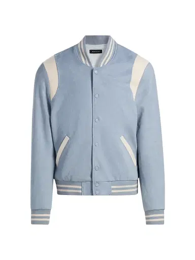 Monfrère Men's Jeter Faux-Suede Varsity Jacket | Thumbnail 1