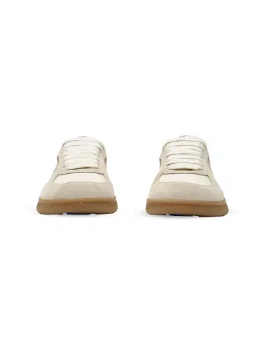 Burberry Men's Terrace Check Leather & Suede Low-Top Sneakers - Dove Beige - Size 13 | Thumbnail 2 Burberry Men's Terrace Check Leather & Suede Low-Top Sneakers - Dove Beige - Size 13 | Thumbnail 2