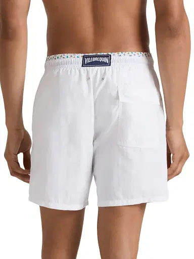 Vilebrequin Men's Micro Ronde des Tortues Swim Shorts - White - Size XXXL | Thumbnail 4