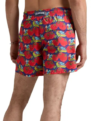 Vilebrequin Men's Sardine & Tomato Swim Shorts - Red - Size XXL | Thumbnail 4