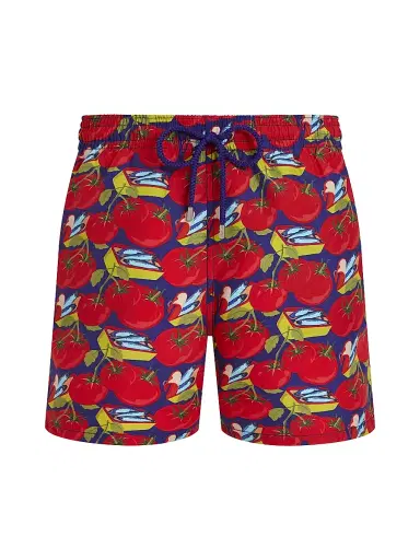 Vilebrequin Men's Sardine & Tomato Swim Shorts - Red - Size XXL | Thumbnail 1