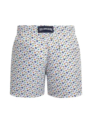 Vilebrequin Men's Micro Ronde Des Tortues Swim Shorts - White - Size XXL | Thumbnail 2 Vilebrequin Men's Micro Ronde Des Tortues Swim Shorts - White - Size XXL | Thumbnail 2