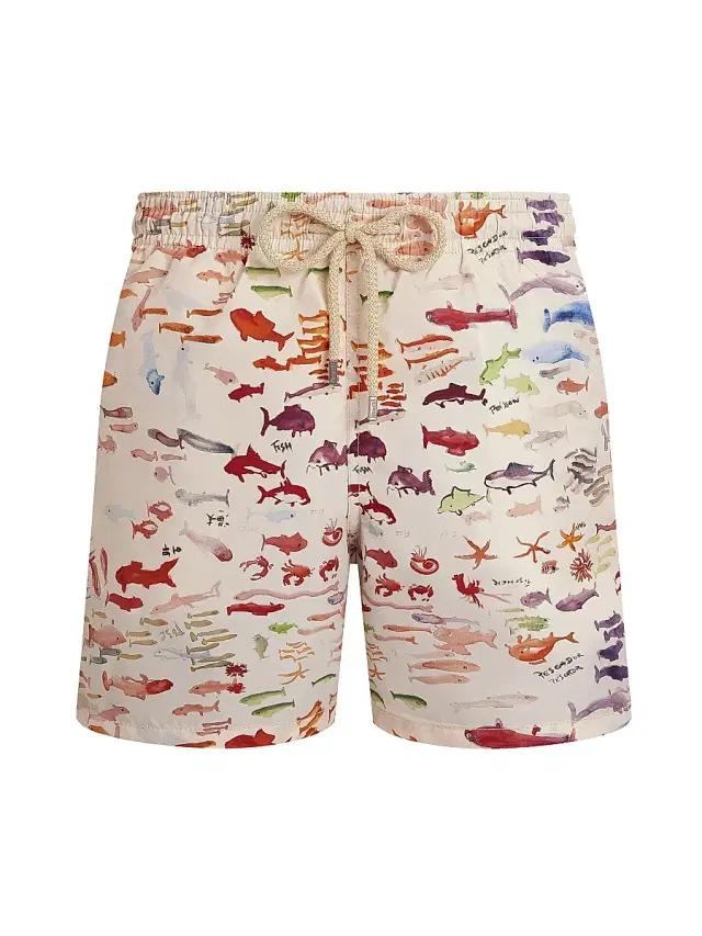 Men's X Fabrice Hyber Pescador Swim Shorts - Paper