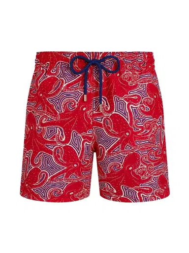 Vilebrequin Men's Hypnoctopus Swim Shorts - Poppy Popp - Size XXL | Thumbnail 1 Vilebrequin Men's Hypnoctopus Swim Shorts - Poppy Popp - Size XXL | Thumbnail 1