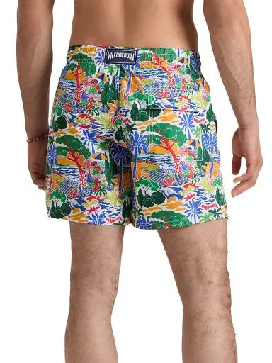 Vilebrequin Men's Seaside Life Swim Shorts | Thumbnail 4 Vilebrequin Men's Seaside Life Swim Shorts | Thumbnail 4