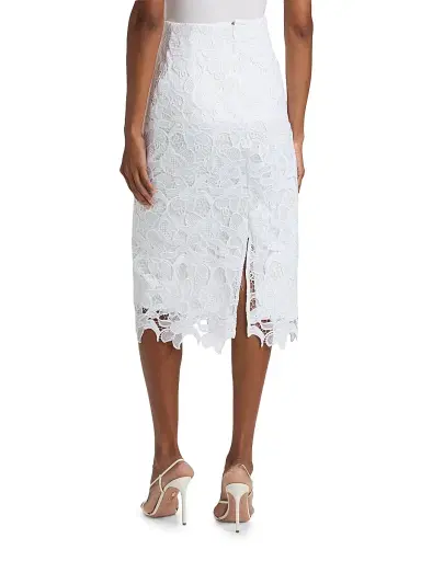 Chiara Boni La Petite Robe Women's Ufide Lace Midi-Skirt | Thumbnail 5 Chiara Boni La Petite Robe Women's Ufide Lace Midi-Skirt | Thumbnail 5
