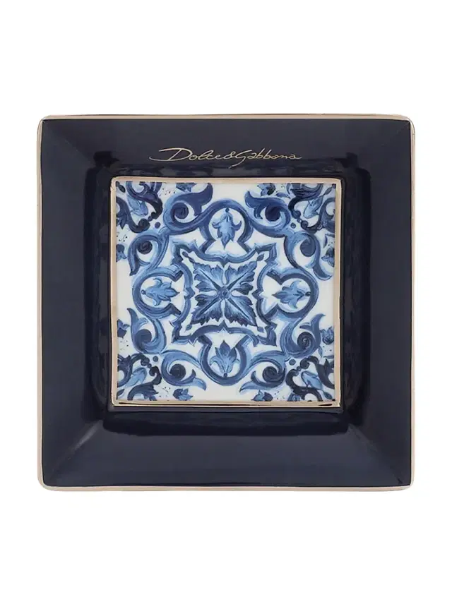 Dolce & Gabbana Blue Mediterraneo Blue Mediterraneo Square Trinket Dish