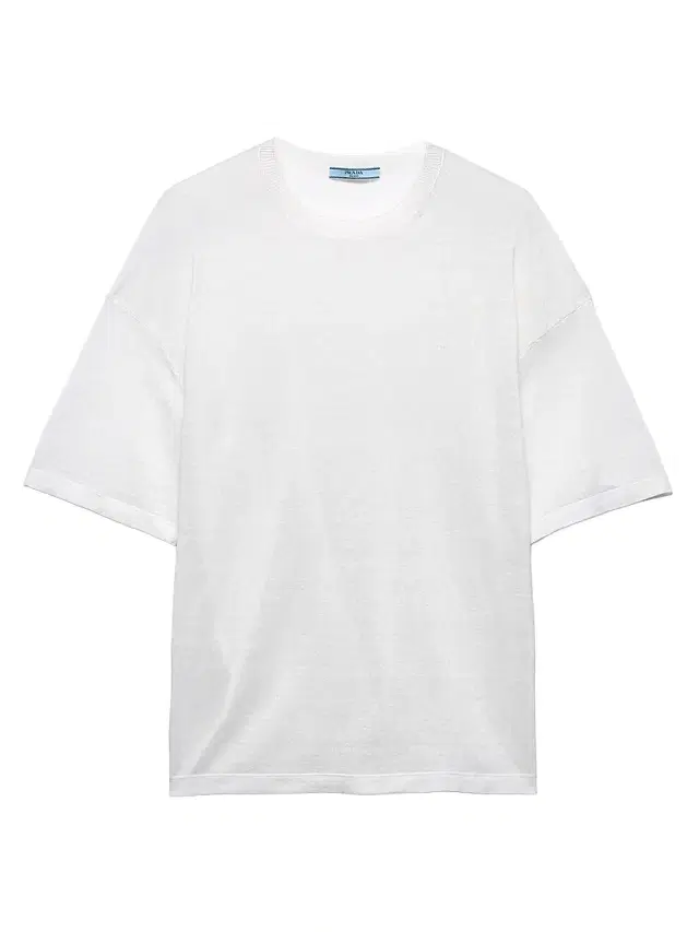 Women's Short-Sleeved Linen T-Shirt - White