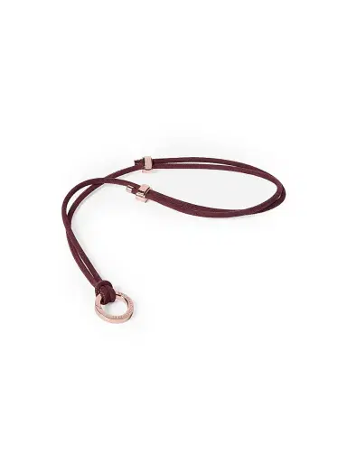 Brunello Cucinelli Women's Alcantara Glasses Cord with Monili | Thumbnail 2