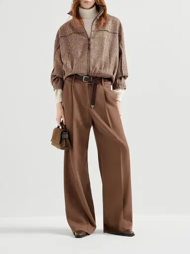 Brunello Cucinelli Women's Cashmere Turtleneck Sweater with Monili - Butter - Size Medium | Thumbnail 6