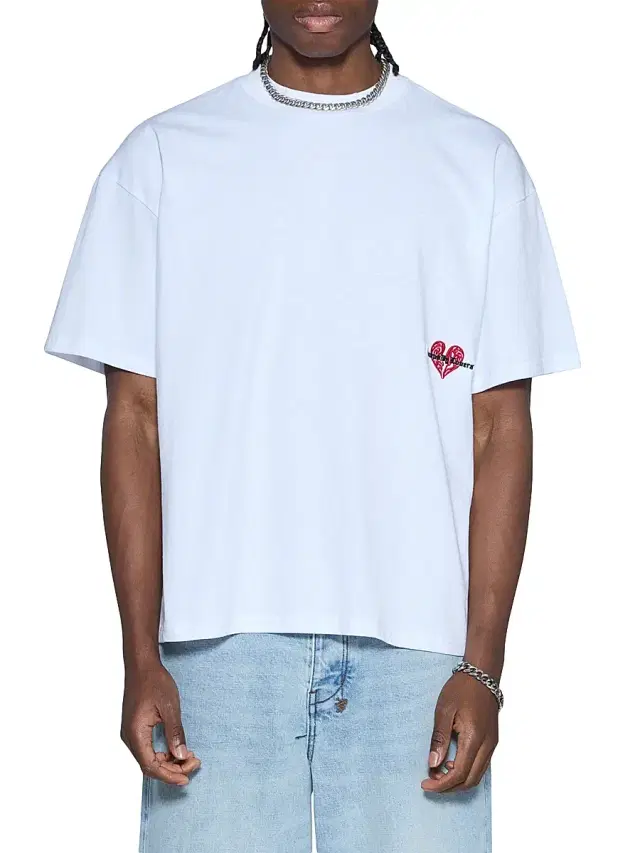 Men's HBL Seeing Lines Crewneck T-Shirt - White