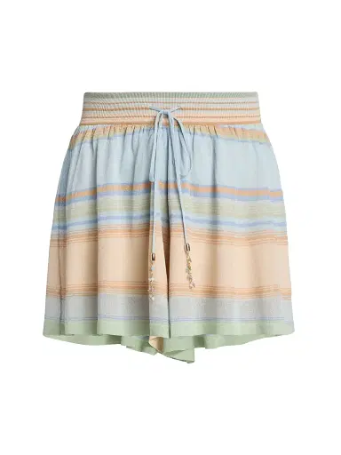 Zimmermann Women's Indra Striped Shorts | Thumbnail 1 Zimmermann Women's Indra Striped Shorts | Thumbnail 1