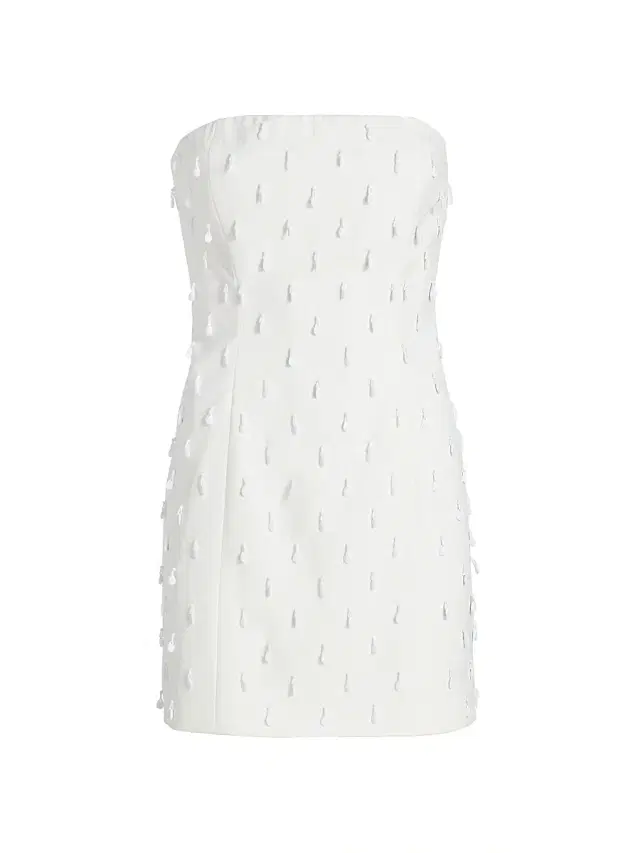 Generation Love Women's Isabel Embellished Strapless Crepe Minidress - White