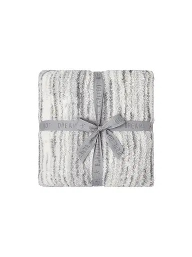 Barefoot Dreams CozyChic Space-Dye Border Throw Blanket - Moonbeam Multi | Thumbnail 5 Barefoot Dreams CozyChic Space-Dye Border Throw Blanket - Moonbeam Multi | Thumbnail 5