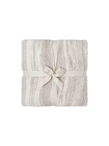 Barefoot Dreams CozyChic Space-Dye Border Throw Blanket - Moonbeam Multi | Thumbnail 1 Barefoot Dreams CozyChic Space-Dye Border Throw Blanket - Moonbeam Multi | Thumbnail 1