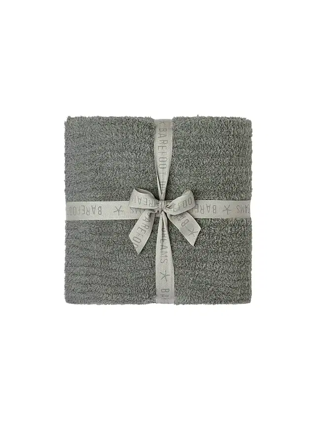 Barefoot Dreams Cozychic Rib-Knit Throw Blanket