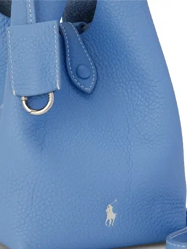 Polo Ralph Lauren Women's Polo Play Leather Tote Bag - Blue | Thumbnail 5