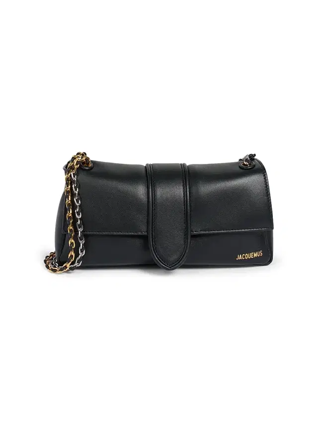 Women's Le Bambino Leather Shoulder Bag - Black