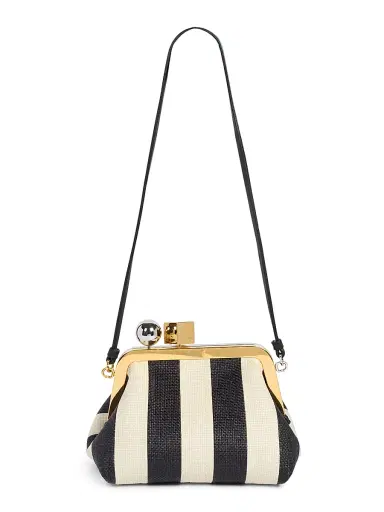 Jacquemus Women's Le Berlingot Striped Convertible Clutch | Thumbnail 7 Jacquemus Women's Le Berlingot Striped Convertible Clutch | Thumbnail 7