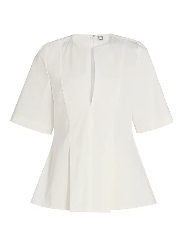 Toteme Women's Tailored Cotton Top - White
