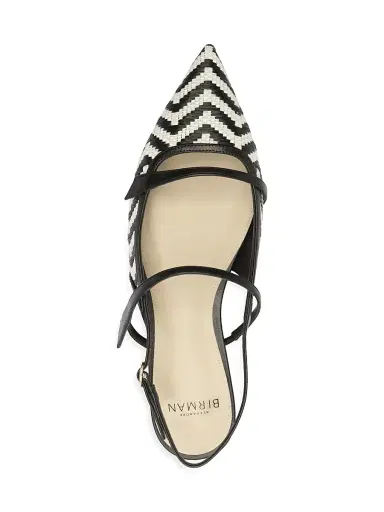 Alexandre Birman Women's Tita Zigzag Raffia Slingback Flats | Thumbnail 4 Alexandre Birman Women's Tita Zigzag Raffia Slingback Flats | Thumbnail 4