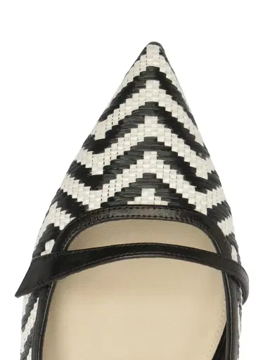 Alexandre Birman Women's Tita Zigzag Raffia Slingback Flats | Thumbnail 5 Alexandre Birman Women's Tita Zigzag Raffia Slingback Flats | Thumbnail 5