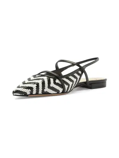 Alexandre Birman Women's Tita Zigzag Raffia Slingback Flats | Thumbnail 6 Alexandre Birman Women's Tita Zigzag Raffia Slingback Flats | Thumbnail 6