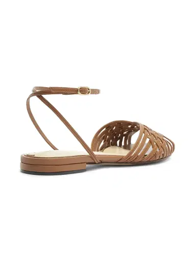 Alexandre Birman Women's Lilian Woven Leather Sandals - Espresso | Thumbnail 3 Alexandre Birman Women's Lilian Woven Leather Sandals - Espresso | Thumbnail 3