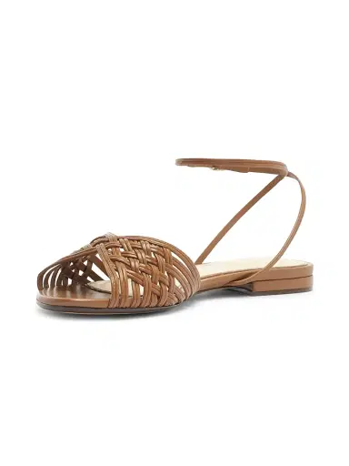 Alexandre Birman Women's Lilian Woven Leather Sandals - Espresso | Thumbnail 6 Alexandre Birman Women's Lilian Woven Leather Sandals - Espresso | Thumbnail 6