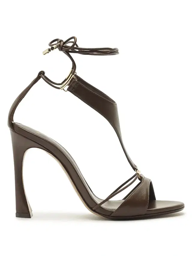 Alexandre Birman Women's Mimi 100MM Leather Stiletto Sandals - Mousse