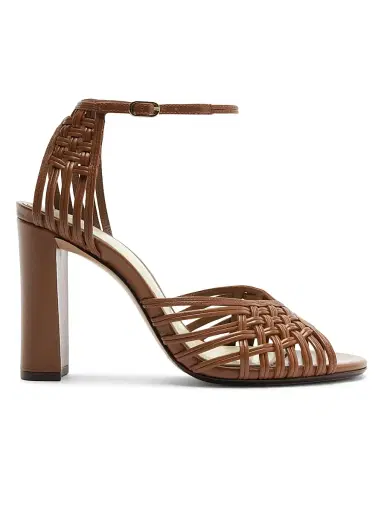Alexandre Birman Women's Lilian 90MM Leather Sandals - Espresso | Thumbnail 1 Alexandre Birman Women's Lilian 90MM Leather Sandals - Espresso | Thumbnail 1