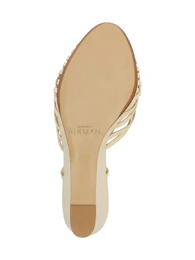 Alexandre Birman Women's Lilian 75MM Leather Wedge Sandals - Eggshell | Thumbnail 8 Alexandre Birman Women's Lilian 75MM Leather Wedge Sandals - Eggshell | Thumbnail 8