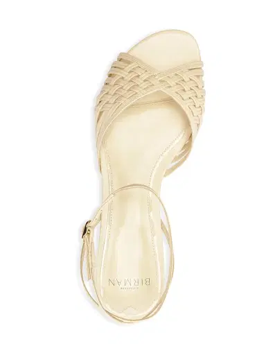 Alexandre Birman Women's Lilian Woven Leather Sandals - Eggshell | Thumbnail 4 Alexandre Birman Women's Lilian Woven Leather Sandals - Eggshell | Thumbnail 4