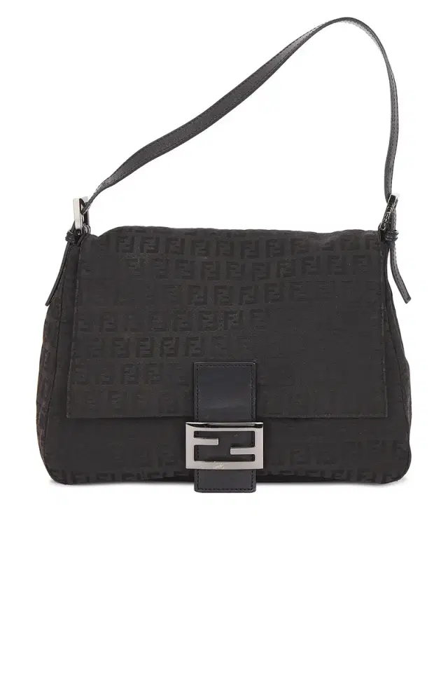 FWRD Renew Fendi Zucchino Mama Baguette Shoulder Bag