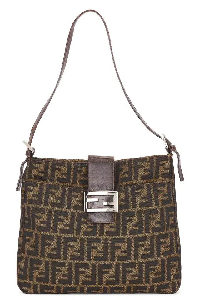 FWRD Renew Fendi Zucca Shoulder Bag