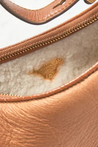 Prada Shearling Arque Shoulder Bag | Thumbnail 6