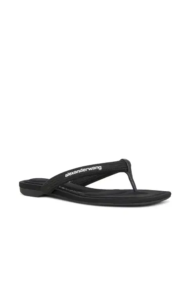 Alexander Wang Jenna Tubular Flat Thong Sandal | Thumbnail 2 Alexander Wang Jenna Tubular Flat Thong Sandal | Thumbnail 2
