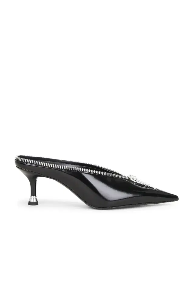 Akila Zip Closed Toe Mule