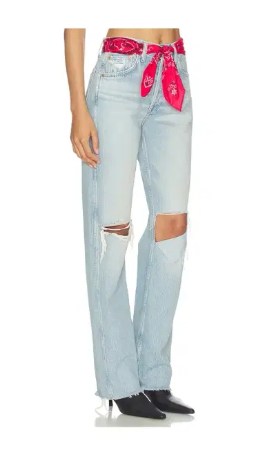 RE/DONE 90s High Rise Loose With Bandana Wide Leg Jeans | Thumbnail 8 RE/DONE 90s High Rise Loose With Bandana Wide Leg Jeans | Thumbnail 8