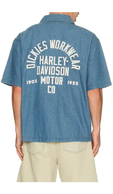 Dickies x Harley Davidson Short Sleeve Work Shirt | Thumbnail 6 Dickies x Harley Davidson Short Sleeve Work Shirt | Thumbnail 6