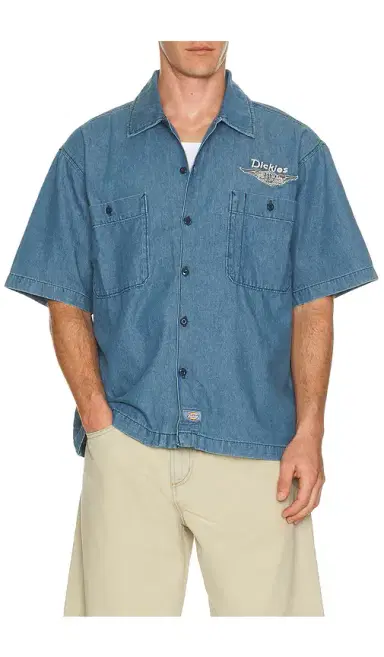 Dickies x Harley Davidson Short Sleeve Work Shirt | Thumbnail 7 Dickies x Harley Davidson Short Sleeve Work Shirt | Thumbnail 7
