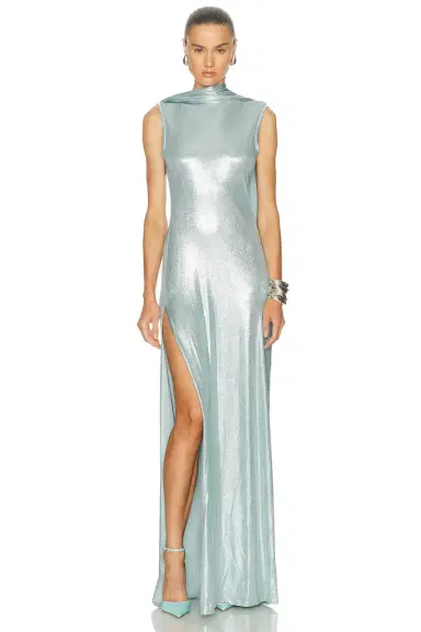 Sid Neigum Floor Length Reversible Cowl Dress | Thumbnail 2 Sid Neigum Floor Length Reversible Cowl Dress | Thumbnail 2