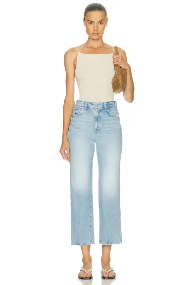 Mother The Rambler Zip Flood Jeans | Thumbnail 5 Mother The Rambler Zip Flood Jeans | Thumbnail 5